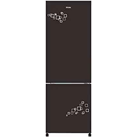 Haier 276 L Frost Free Double Door 3 Star Refrigerator  (Black, HRB-2964PMG-E)