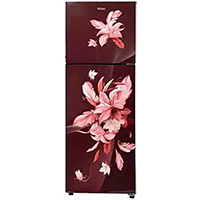 Haier 240 L Frost Free Double Door Top Mount 2 Star Refrigerator  (Red Opal, HRF-2902ERO-P)