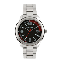Titan Men Black Dial Watch 1