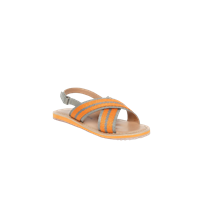 Aria Nica Boys Grey & Orange Sandal