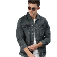 Men Blue Solid Windcheater Sporty Jacket
