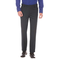 Regular Fit Men Dark Blue Cotton Blend Trousers